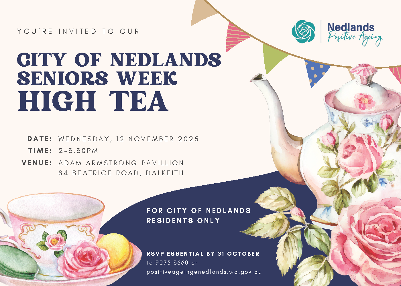 Seniors Week High Tea