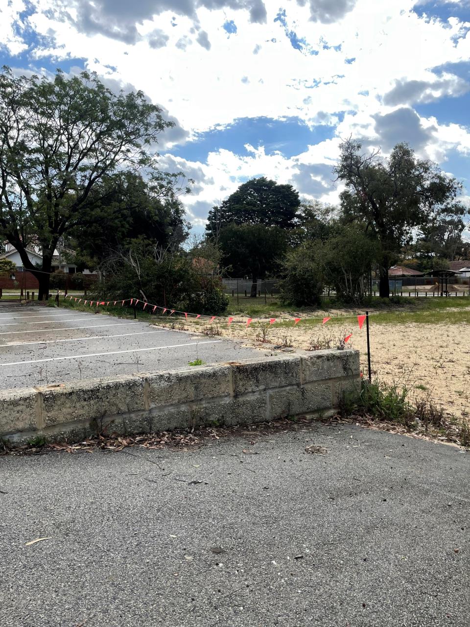 Lawler Park car park and retaining wall repair works