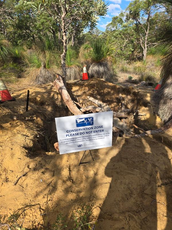 Vandalism Discovered in Shenton Park Bushland