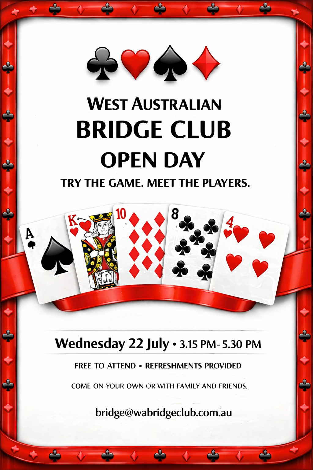 West Australian Bridge Club - Open Day