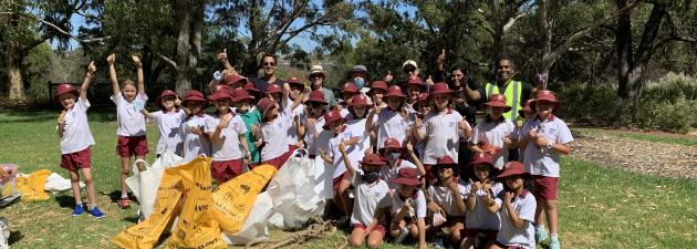 Junior eco-warriors lead the way on Schools Clean-up Day