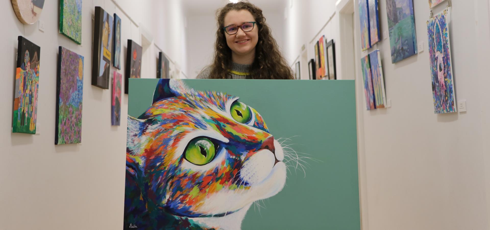 Bella’s coloured cat wins People’s Choice