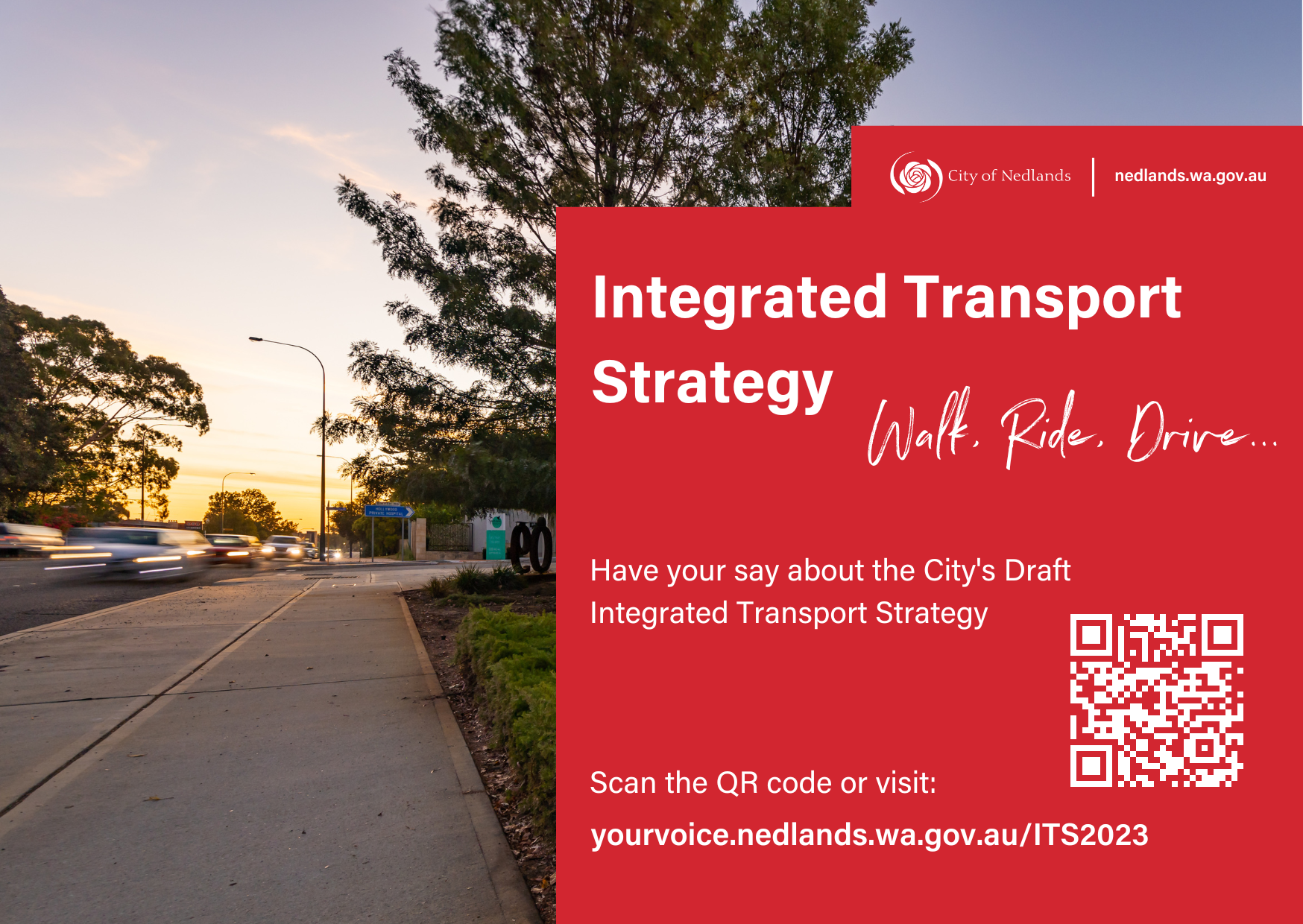 Draft Integrated Transport Strategy open for Community Consultation