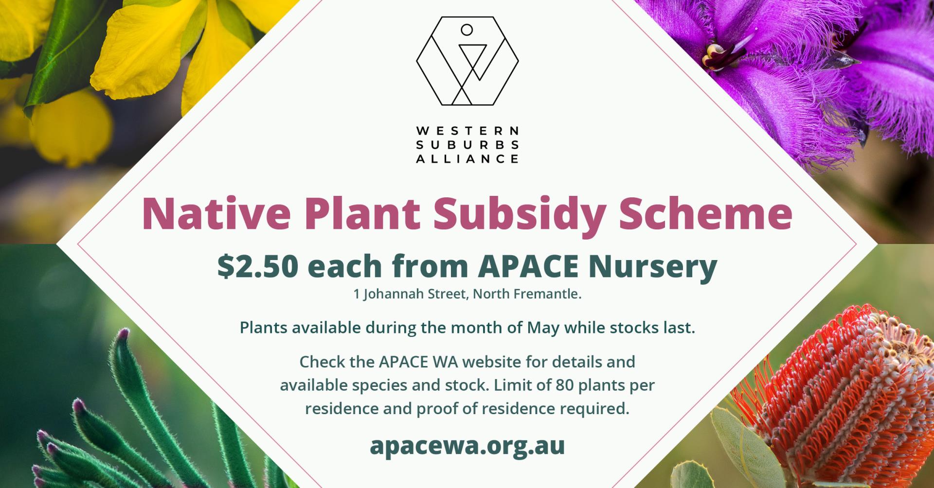 2024 WESROC Native Plant Subsidy Scheme