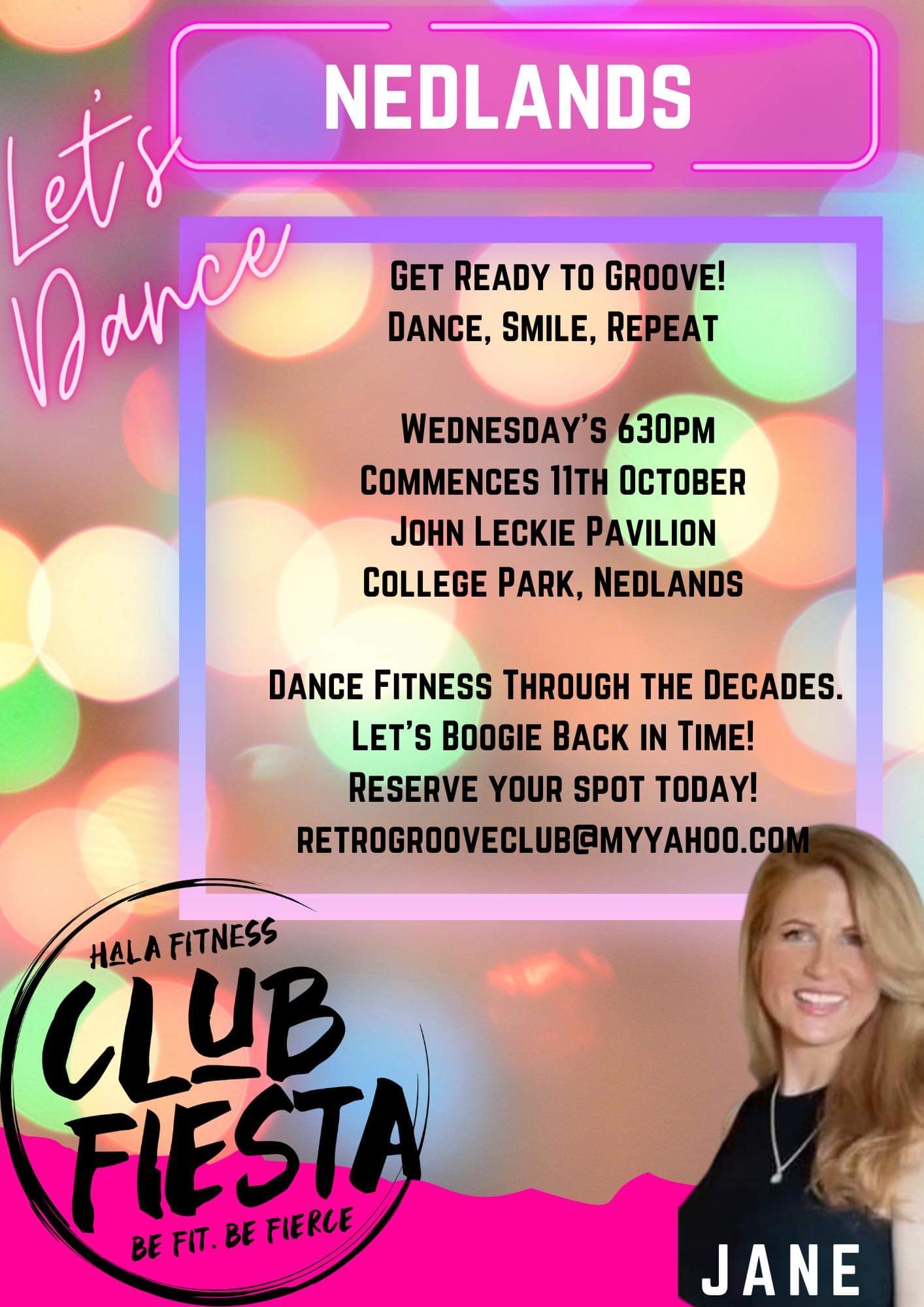 Dance Fitness Class! Club Fiesta - Jane - Retro Groove Club